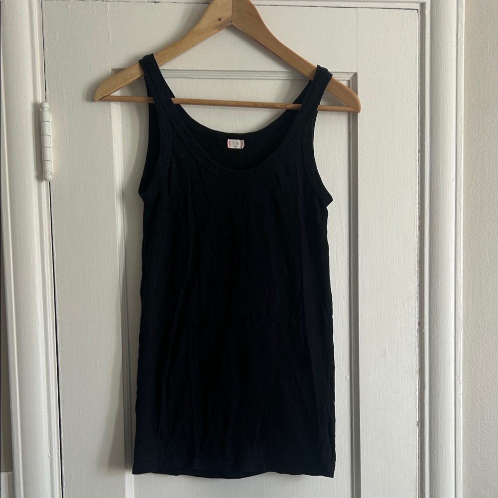 T.La Anthropologie Black Women's Tank Top